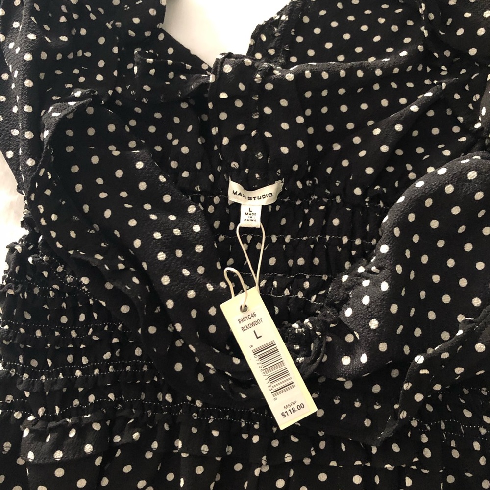 Max studio blkowdot jumpsuit - Picture 5 of 5